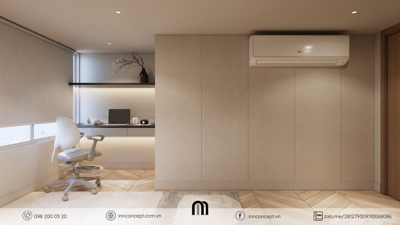 Cách bố trí nội thất phòng làm việc thông minh.