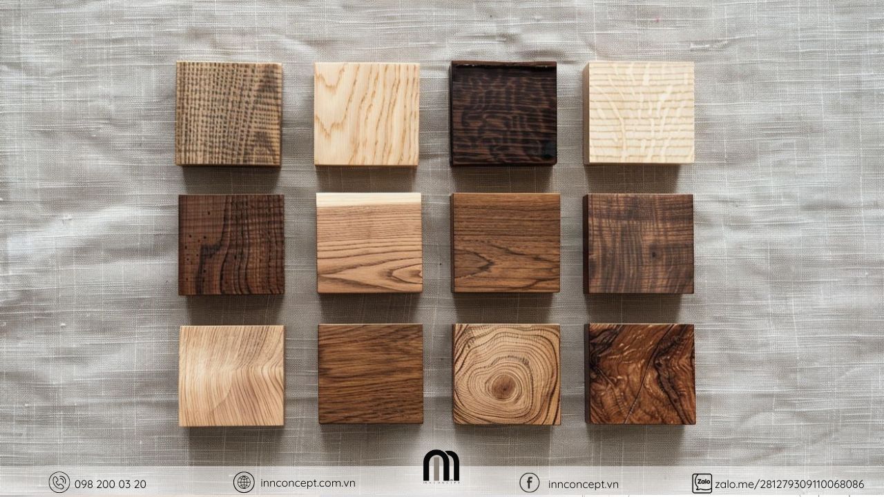 Lựa chọn vật liệu và trang trí cần cân nhắc thẩm mỹ, chi phí, phong cách và sự tiện nghi.