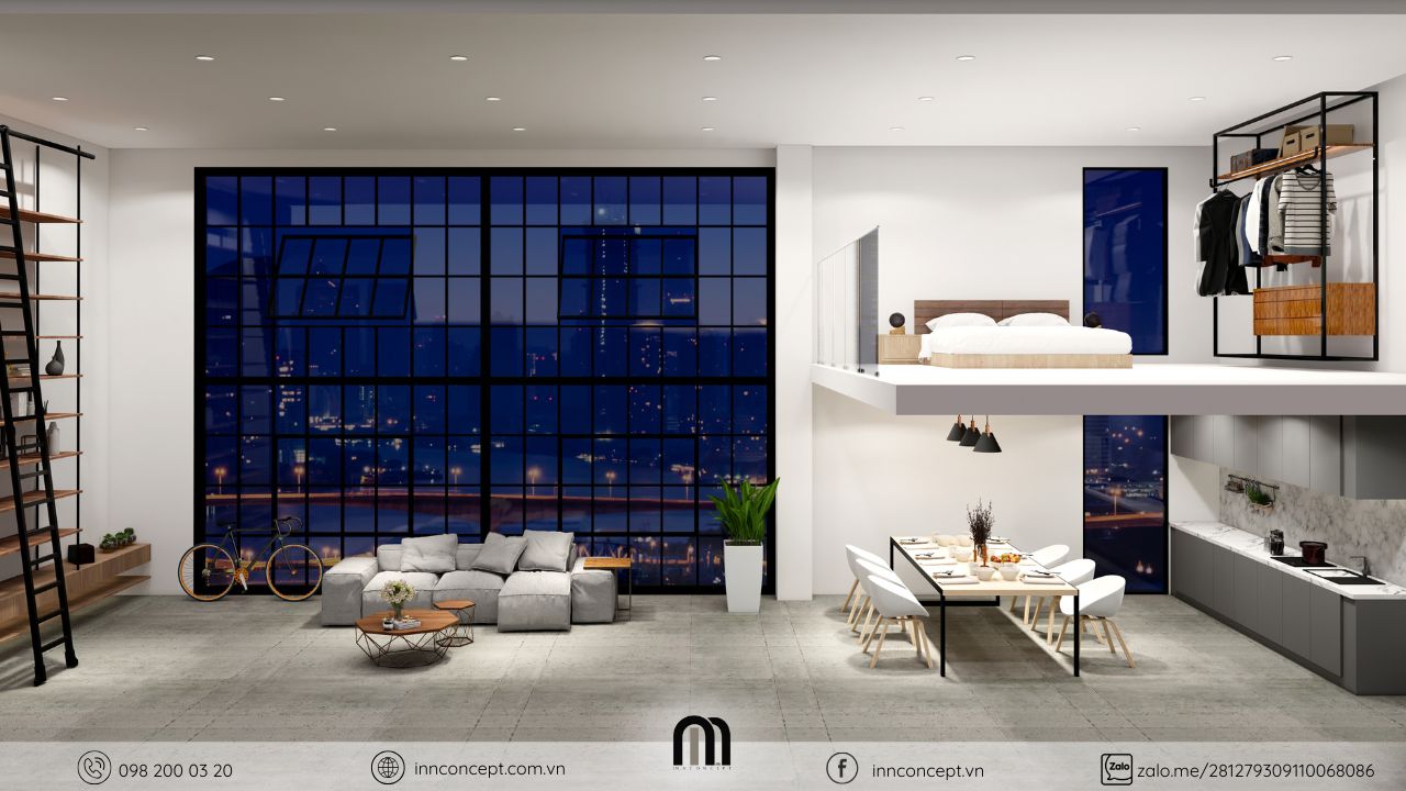 Phân bố không gian hợp lý là yếu tố quan trong của thiết kế nội thất giúp tối ưu công năng.