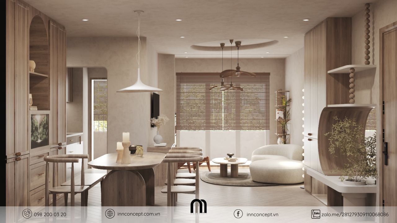 Thiết kế nội thất chung cư luôn đặt yêu cầu thẩm mỹ và đa công năng lên hàng đầu.