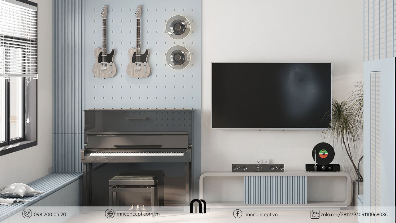 Thiết kế nội thất tạo nên không gian sống hài hòa, tiện nghi và thẩm mỹ.