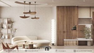 Thiết kế nội thất chung cư phong cách Wabi Sabi tại Quận 2.