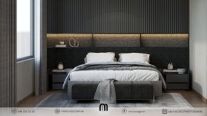 Mẫu phòng ngủ đẹp đơn giản phong cách hiện đại bởi IN.N Concept.