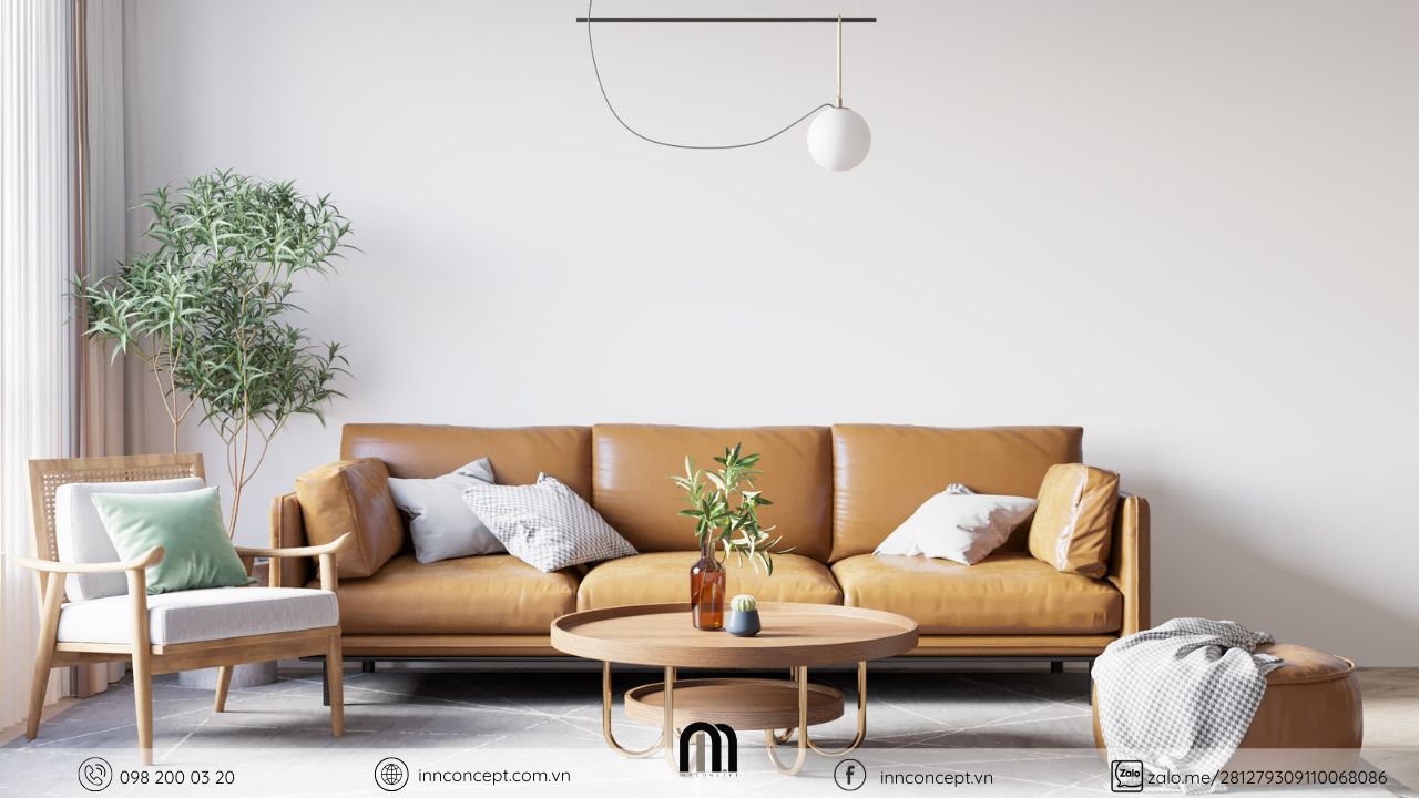 Cây xanh giúp không gian nhà thêm thông toán, mát mẻ.