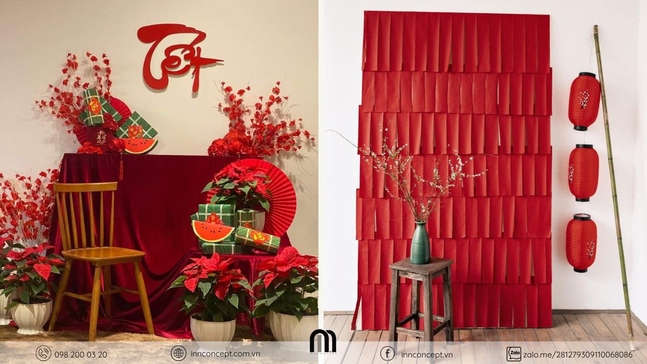 Góc checkin nhỏ trong phòng khách xinh xắn.