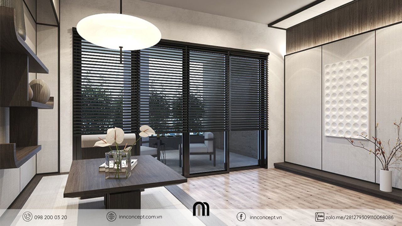 Thiết kế nội thất thông thoáng giúp cải thiện luồng khí trong nhà.