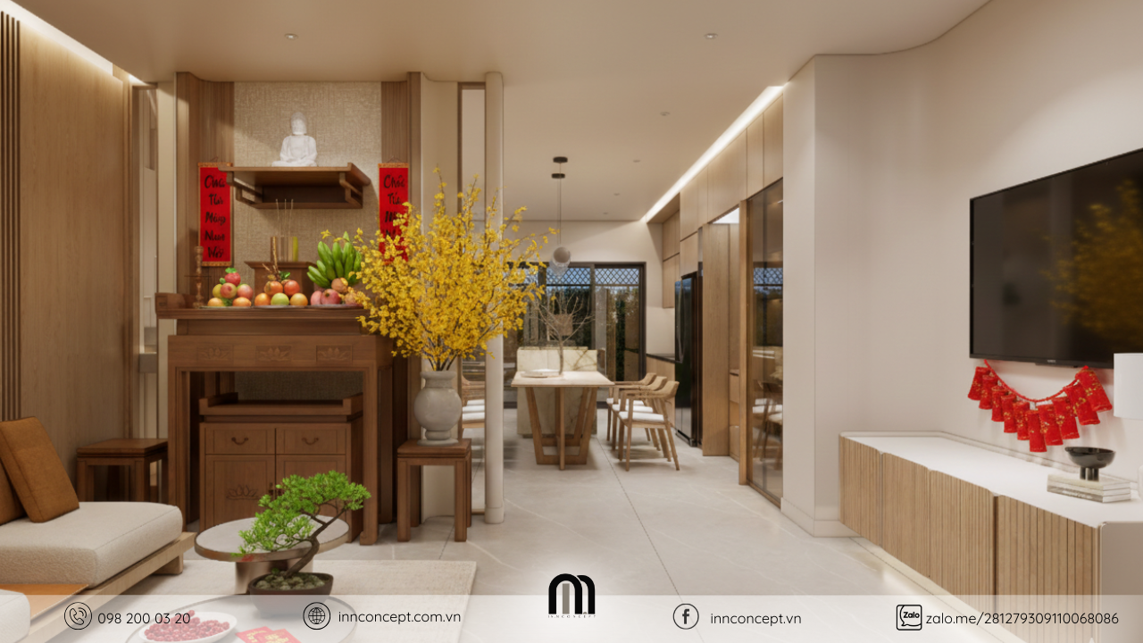 Decor nhà ngày Tết rước tài lộc và thu hút may mắn.