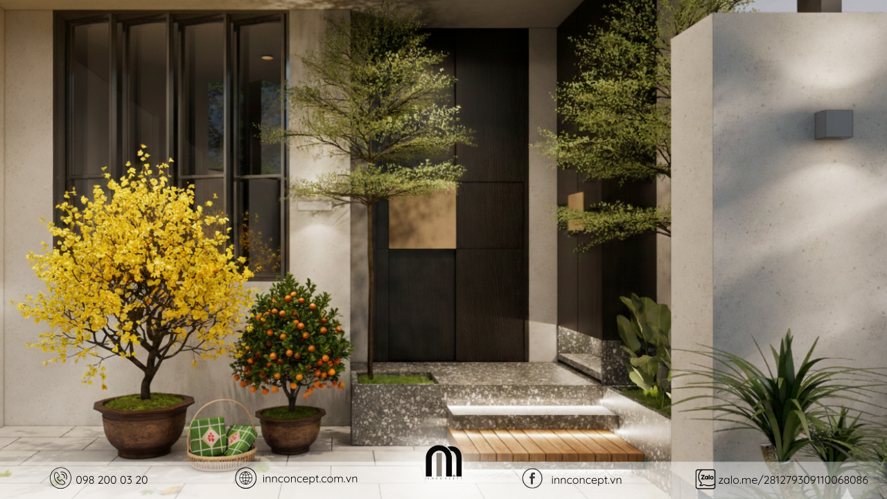 Decor nội thất ngày Tết cho mọi khu vực trong nhà.