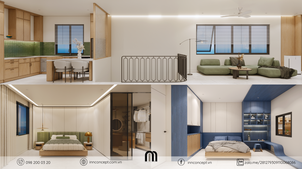 Dự án nhà phố có kết hợp phong cách Địa Trung Hải tại IN.N Concept.