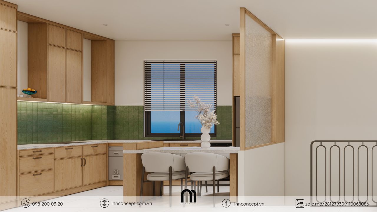 Giải phóng diện tích bằng bố cục mở theo tính cá nhân trong thiết kế nội thất đương đại tại IN.N Concept.