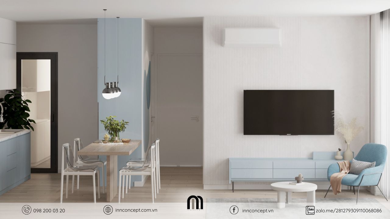 Sự kết hợp giữa phong cách tối giản và vật liệu công nghệ cao là lời giải hoàn hảo trong thiết kế nội thất chống ẩm.